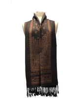 Dark Brown Pashmina Scarf