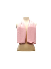 Coral Pink Chiffon Scarf